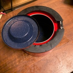 やかん　コパン FK-22 フラットケトル レッドの画像