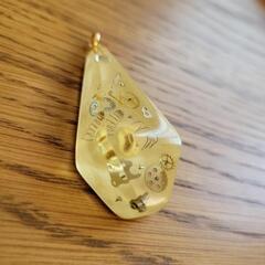 ペンダントトップ　3d 時計パーツの画像