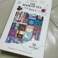 本型ケース ルピシア THE BOOK OF TEA 空箱 の画像
