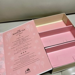 本型ケース ルピシア THE BOOK OF TEA 空箱 の画像