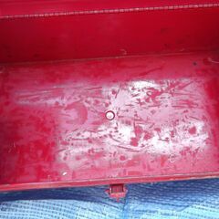 金属製　工具箱の画像