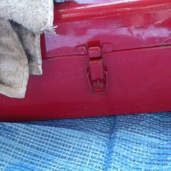 金属製　工具箱の画像