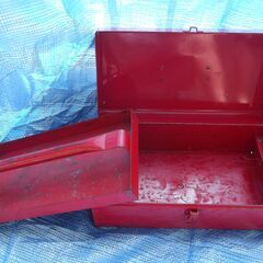 金属製　工具箱の画像