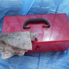 金属製　工具箱の画像
