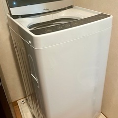 【通常使用可】Haier洗濯機