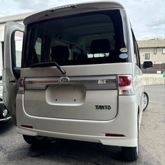 商談が成立しました👌広島　２２年式　タント　カスタムXーLTD 車検費用込み　フルセグ　DVD スマートキー　左側パワースライドドア　HID 機関良好です👌の画像