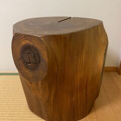 天然木 切りかぶの椅子・イス Ф350〜Ф400mm、 H400mm