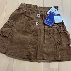 美品アウター＆新品スカート110cmの画像