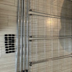 ニトリ　スチールラック3段クロームの画像