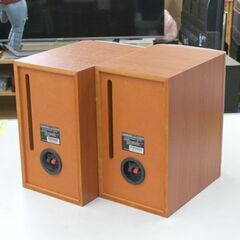 現状品 ONKYO 2WAYスピーカー D-S7GXDV ペア コーンつぶれ ブラウン系 木目 札幌市 清田区 平岡の画像
