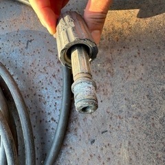 高圧洗浄機　② ノズル&ホース　洗浄　洗車　水の画像