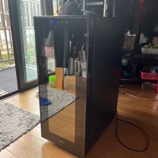 電子式 ワインセラー 【中古】動作確認済み ルフィエール　LW-S12 ブラック 12本収納】