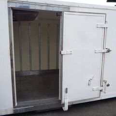 トラックコンテナ 箱 3250x1820x2000 横扉付 アルミバン 冷凍冷蔵 保冷 倉庫 物置 ガレージ コンテナハウス 愛媛よりの画像