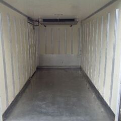 トラックコンテナ 箱 3250x1820x2000 横扉付 アルミバン 冷凍冷蔵 保冷 倉庫 物置 ガレージ コンテナハウス 愛媛よりの画像
