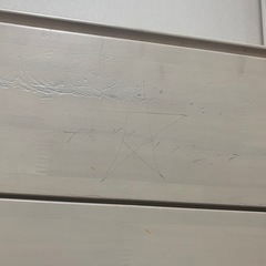 タンス　チェスト　6段　白　お取引中の画像