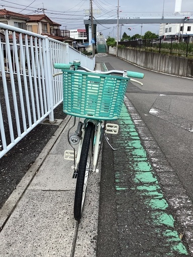 【中古自転車】　ブリジストン (グリーン／ホワイト)