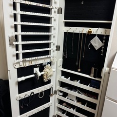 【26日まで】鏡 アクセサリー 収納の画像