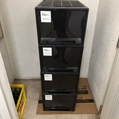 【希望者対応中
】Fits 衣装ケース　黒　4つ　あげます