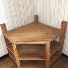 木製棚の画像