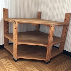 木製棚の画像