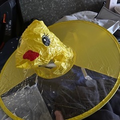 美品 レインコート アヒル S レインウェア カッパ ポンチョ ...