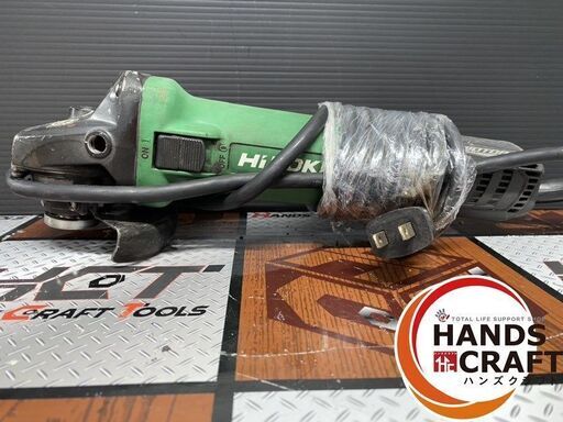【中古】ハイコーキ HIKOKI HiKOKI ディスクグラインダ G10BYE 100V 取付可能砥石外径100mm 最大厚さ6mm 穴径15mm 回転数10000回転/分 ※本体のみ