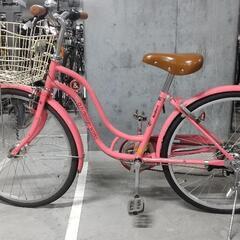 24インチ 【屋内駐輪 美品】 オートライト 6段ギア