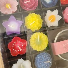 四季の花のキャンドルセットの画像