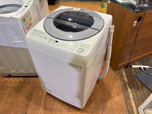 【愛品館 市原店】SHARP　2020年製　8.0Kg洗濯機　ES-GV8D-S　【愛市I4S033085-104】