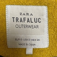 ほぼ新品　ZARA ウールブレンド コート S の画像