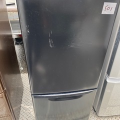 NO 501 ?福岡市内配送設置無料✨? パナソニック Panasonic 2ドア冷凍冷蔵庫 NR-BW14AC-K 2018年製造 右開き 138L