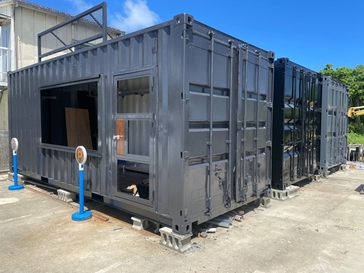 残り一本、20ftコンテナ販売無加工40万〜