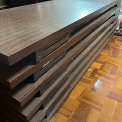 座敷用長机6脚の画像