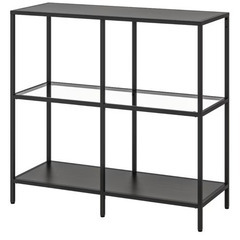 IKEA ヴィットショー 引越しのため7/2012:00までの販売です。 VITTSJÖ ヴィットショー 収納コンビネーション, ブラック