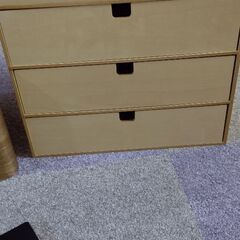 木製 4段小物入れ他2点