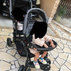 2人乗りベビーカーの画像