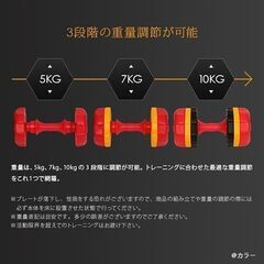 エヴァンゲリオン(EVANGELION) アーミーダンベル 10kg 2個セットの画像