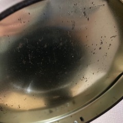 【中古品】ゴミ箱　ペダル付き　茶色　の画像