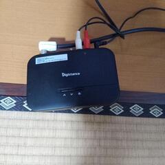 デジタルチューナー＋20型ブラウン管テレビ＋テレビ台の画像