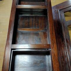 アンティーク レトロ 調 囲炉裏 ダイニング テーブル セット 火鉢 和家具 古民具
 木製の画像