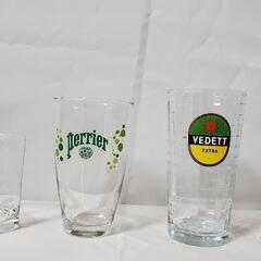 ジャックダニエル、ペリエ、ヴェデット、ハイネケンのグラス4つセット