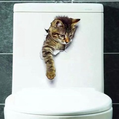 猫 キャット ペット 3D ステッカー シール　インテリア 雑貨...