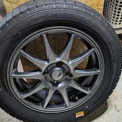 185-60-R15スタッドレスタイヤホイールセット4本の画像