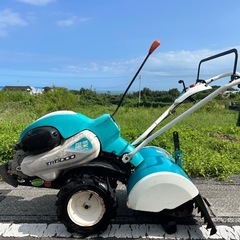 クボタ TR6000 管理機 耕運機 陽菜 畝立て 6.2馬力 家庭菜園 正転逆転 耕うん幅550m デフロック　抵抗棒　けいかるスタート　簡易始動動画ありの画像