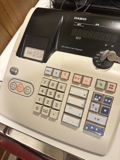 レジ機　CASIO tem-80