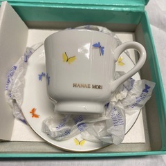 Hanae Mori コーヒーカップセット　箱付き　未使用の画像