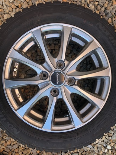 155/65 R14　スタッドレスタイヤ、アルミホイール付 4本セット
