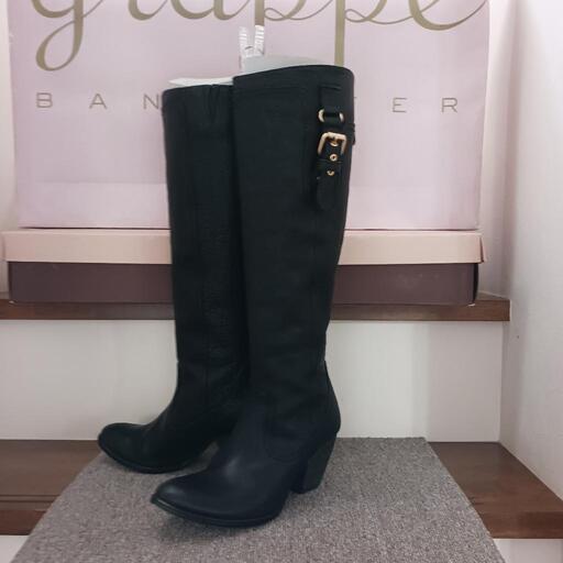 Au BANNISTER　オゥバニスター ロングブーツ　黒