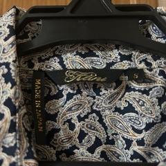 Karl Kani(カールカナイ）ペイズリー柄シャツ　Made in Japan　の画像