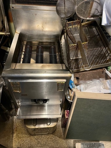 業務用フライヤー、LPガスフライヤー、フライヤー、フライドポテト